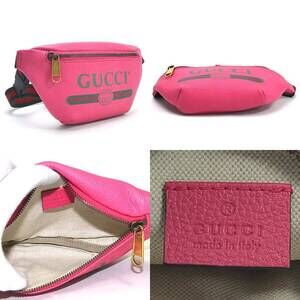 Gucci Pink Bag Leather Belt